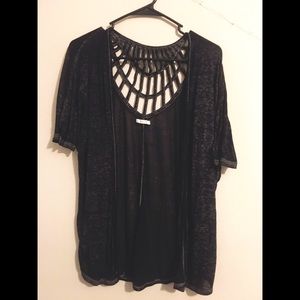 Short-Sleeve Designed Cardigan